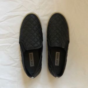 Black Steve Madden Slip-on Shoes